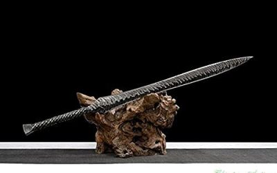 GLW Sword Demonic Pestle Sword Rotary Forging Pattern Steel + Thokcha Thogchag Sharp