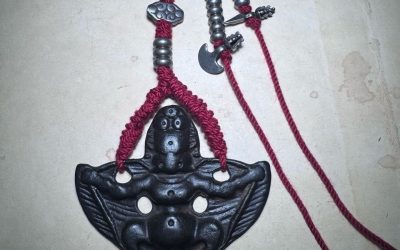 Handmade Tibetan Thokcha Garuda Amulet Pendant Vintage Cultural Collectible