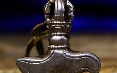 GLW FengShui 1.88″ Tibetan Buddhism Phurba Phurpa Vajra Dorje TianTie Thokcha Thogchag #3213