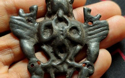Antique Tibetan Buddhist Amulet Pendant- Garuda Thokcha, Tokcha, TK