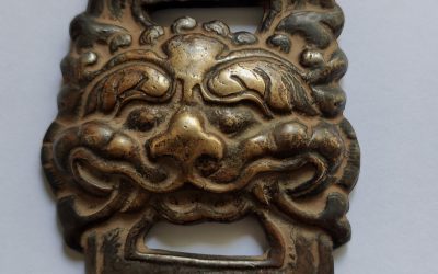 Antique Mantras Tibetan Tokcha Buckle for Book Chhepu Thokcha Thogchag, BL