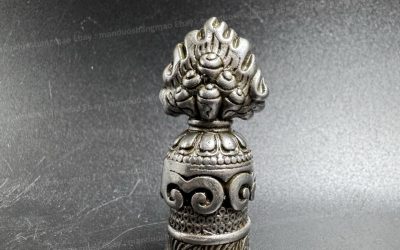 Thokcha Flaming Jewel Vajra Seal Tantric Ritual Stamp
