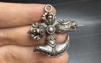 Tibetan Thokcha Vajra Dorje Ritual Pestle Amulet