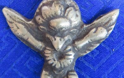 Antique Handmade Tantrik Tibetan Buddhist Bronze Garud Thokcha Pendent , Nepal