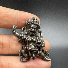Exquisite Chinese Buddhist Thokcha Vajrapani Protector Deity Pendant Amulet