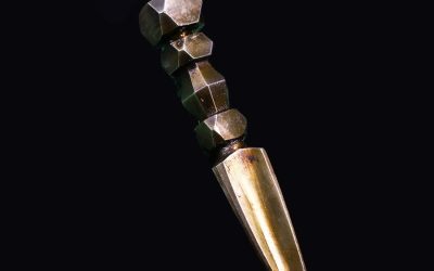 Tibetan Iron Dorje Phurba Pendant Thokcha Craft Buddhist Ritual Tool