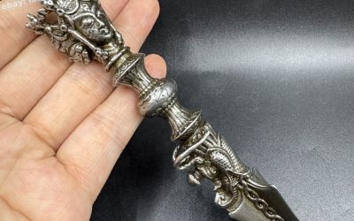 Tibetan Vajrayana Hayagriva Phurba Nepal Thokcha Three-Faced Vajra Ritual Dagger