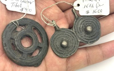 15th 16th Century Antique Old Sky Iron Thokcha Thogchag Talisman Artifact Amulet