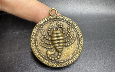 Sacred Garuda Thokcha Pendant Ritual Scorpion Talisman