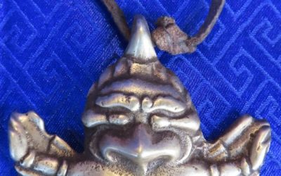 Antique Handmade Tantrik Tibetan Buddhist Bronze Garud Thokcha Pendent , Nepal