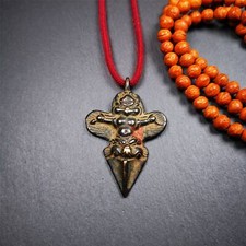 Antique Tibetan Buddhist Amulet – Garuda -Made of Thokcha – 2.56″