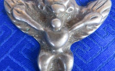 Antique Handmade Tantrik Tibet Buddhist Bronze Garud Thokcha Pendent , Nepal