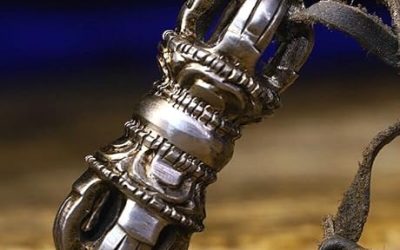 GLW FengShui 2.2″ Tibetan Buddhism TianTie Thokcha Thogchag Phurbas Vajra Dorje Pestle #3115