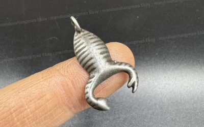 Antique Tibetan Thokcha Talisman Guru Rinpoche Charm Ornament