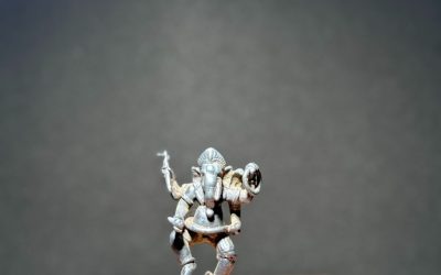 Old Chinese Tibetan Thokcha Ganesha Pocket Buddha – Wealth & Protection