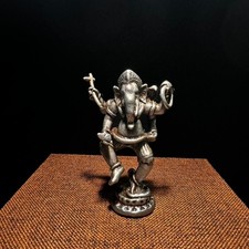 Old Chinese Tibetan Thokcha Ganesha Pocket Buddha – Wealth & Protection