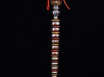 GLW FengShui Buddhism Gemstone Phurpa Vajra Dorje Thokcha/TianTie Handmade Vajra Pestle #5028