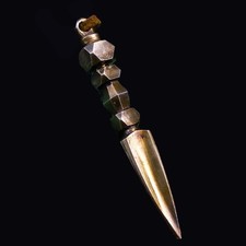 Tibetan Iron Dorje Phurba Pendant Thokcha Craft Buddhist Ritual Tool