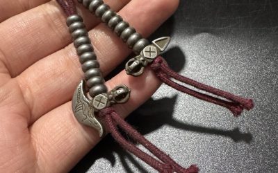 Tibetan Thokcha Vajra Phurba Pendant DIY Charm for Mala Beads Counting