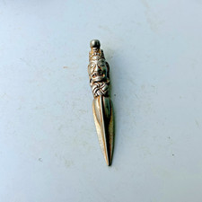 Old Tibetan Buddhism Iron Phurba Dagger, Thokcha Ritual Amulet