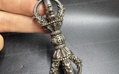 Tibetan Thokcha Nine-Spoke Vajra Pestle Tantric Ritual Scepter