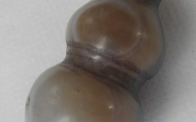 Tibetan Antique Natural Agate Gourd Netsuke Ojime Tibet Ancient Thokcha Amulet